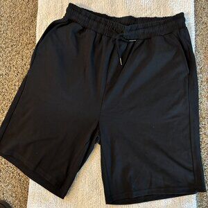 Men's Black Athletic Shorts (L)